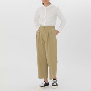 Muji Wide Leg Cotton Pants